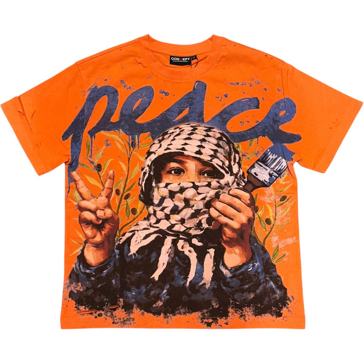 Peace Tee - Orange
