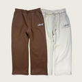 Reversible sweatpants(Brown & Cream)