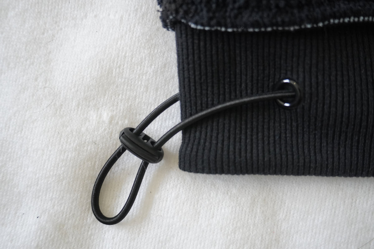 Reverisble zip-up hood (blue & black)