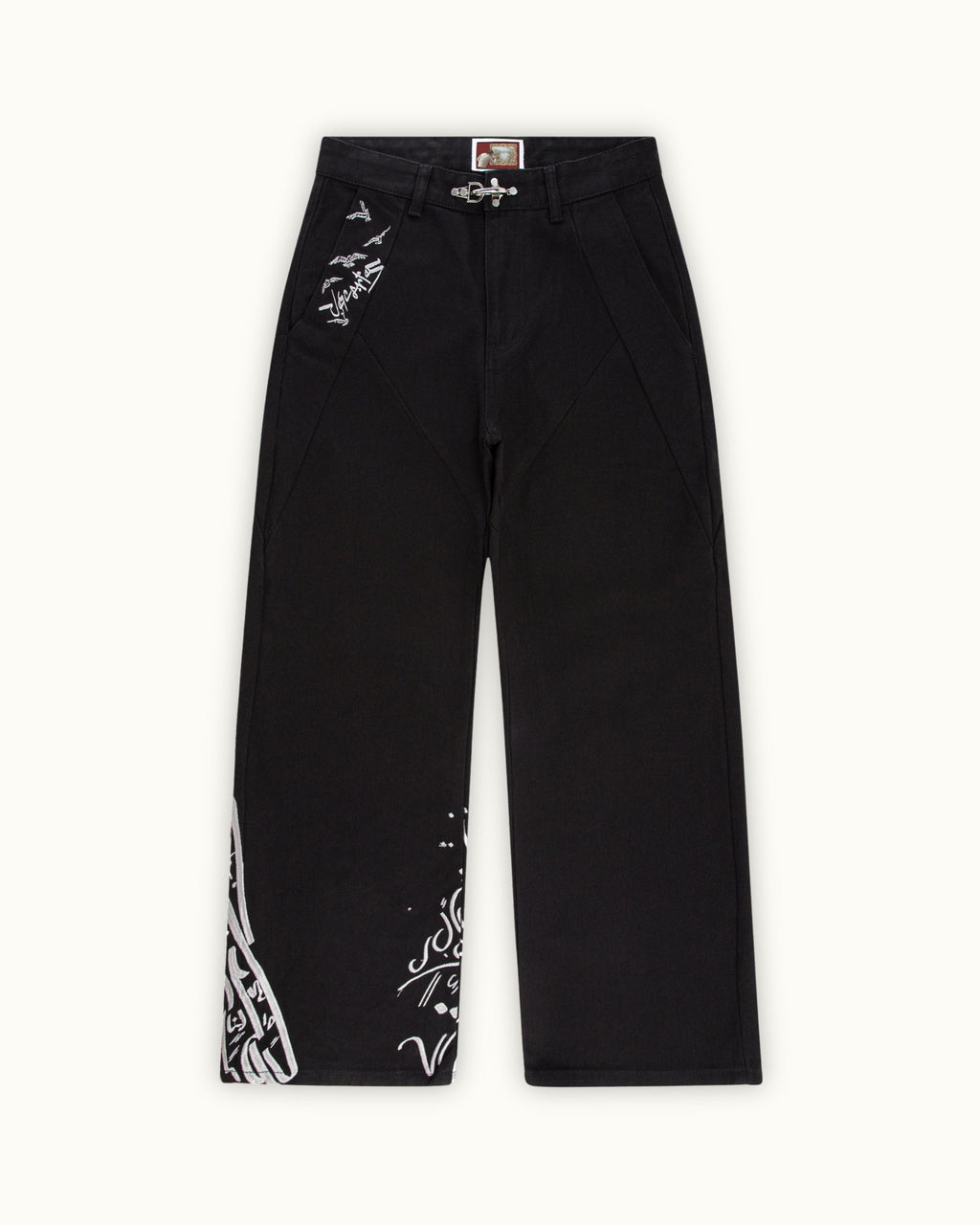 Black Crescent Pants