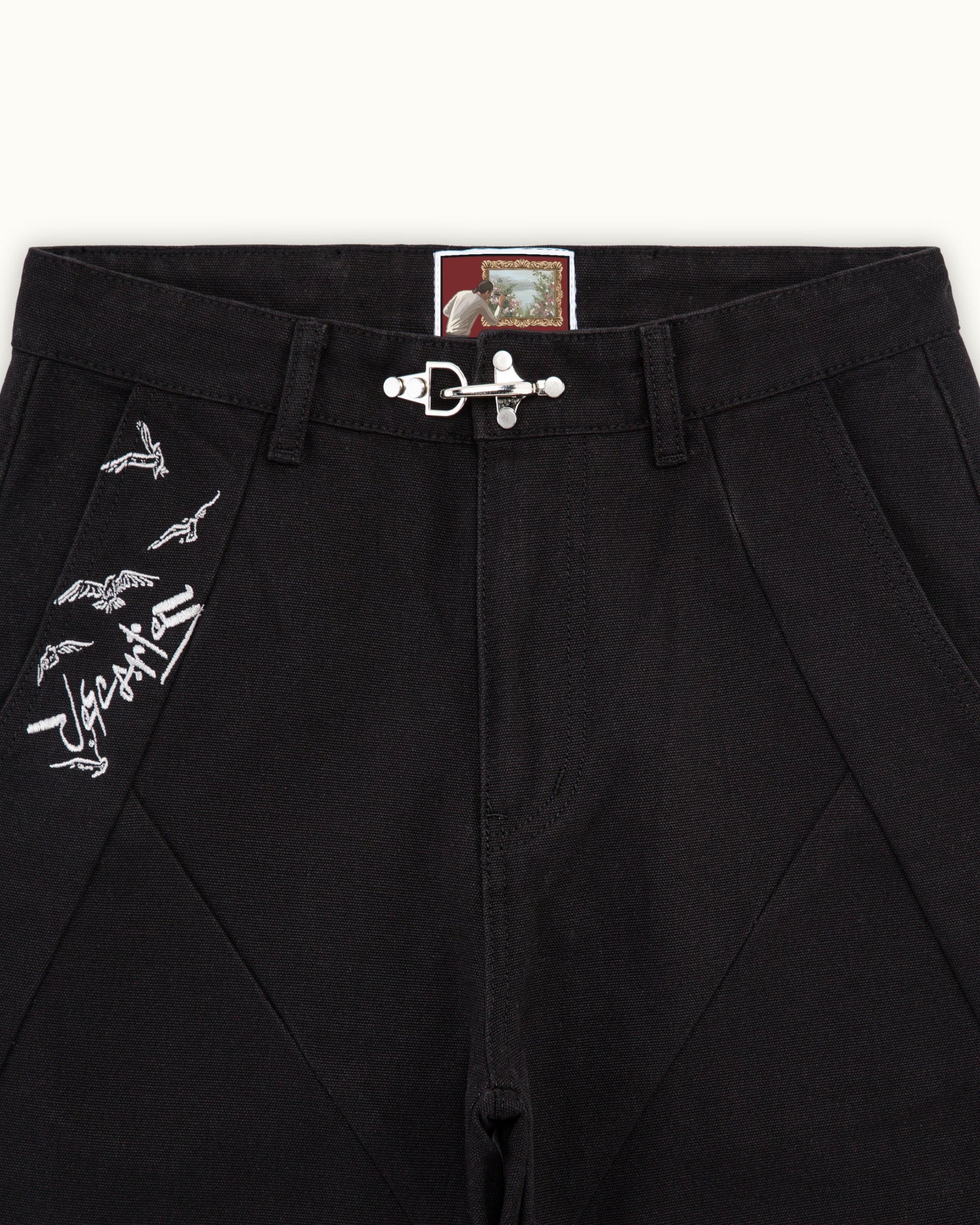 Black Crescent Pants