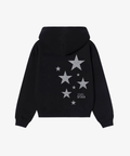 HOODIE STAR GLITTER SILVER