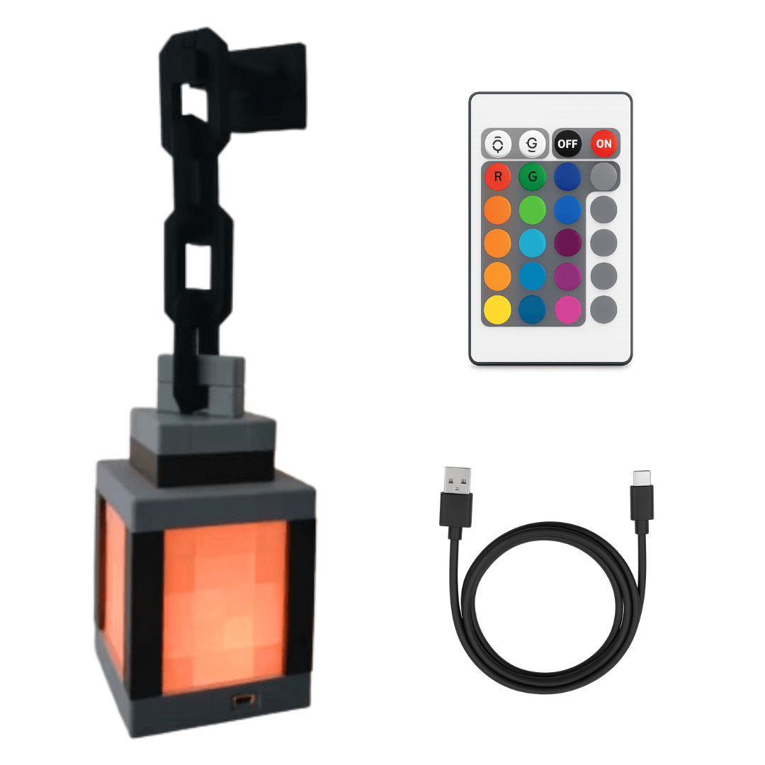 Lantern with LED Chain