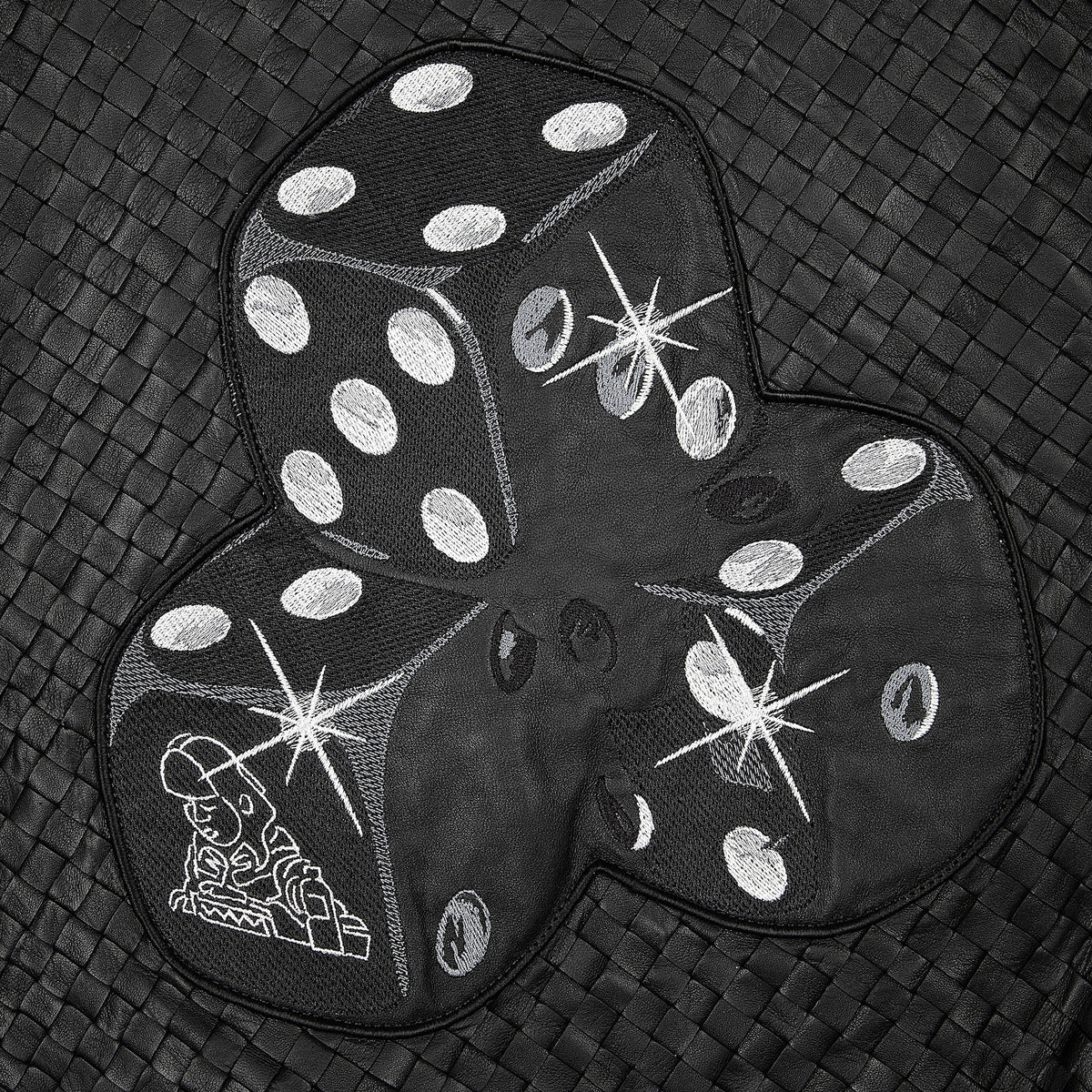 "dice" Leather Jacket