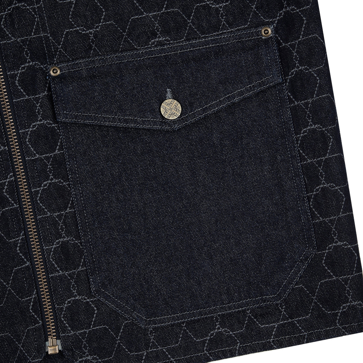 "aziza" denim Vest