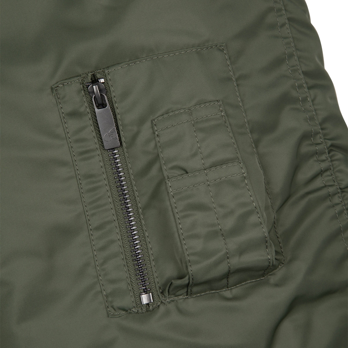 "yakuza v2" bomber Jacket dark green