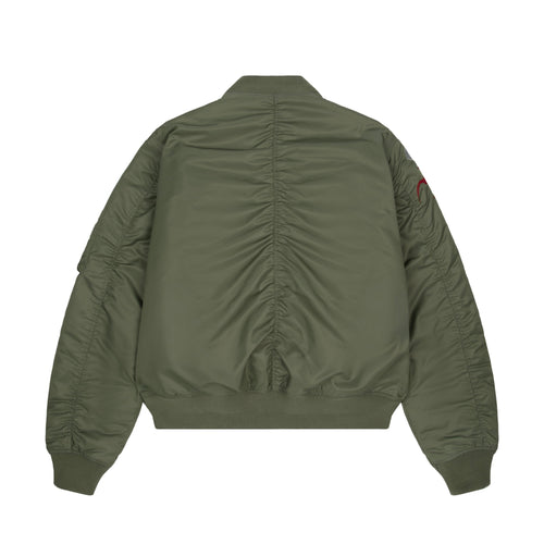 "yakuza v2" bomber Jacket dark green