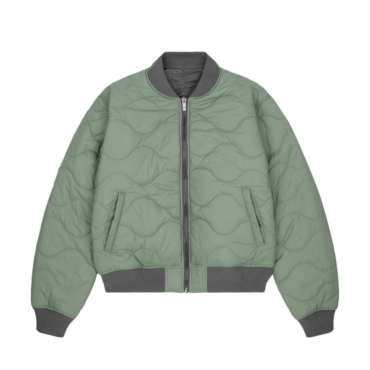 "yakuza v2" bomber Jacket dark grey