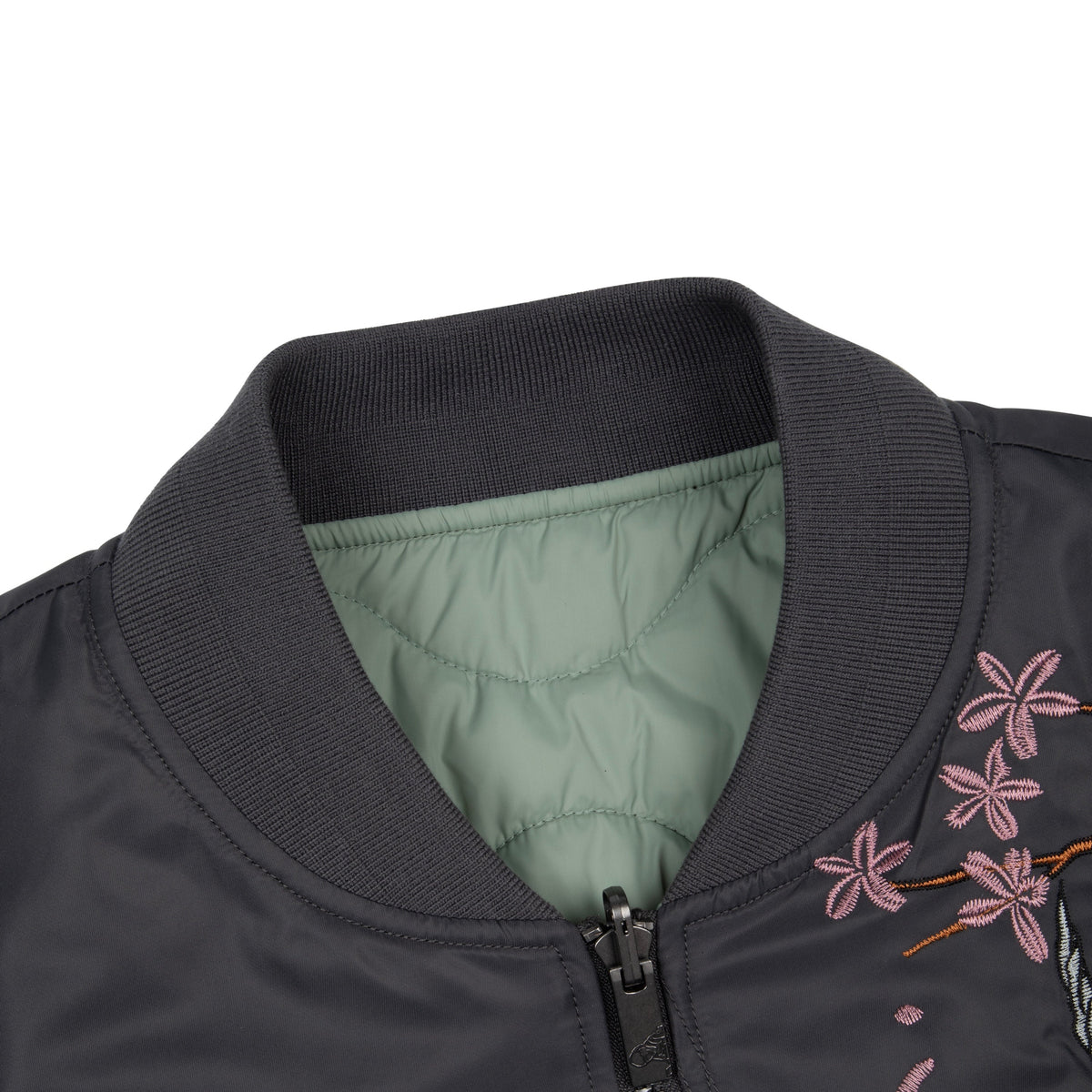 "yakuza v2" bomber Jacket dark grey