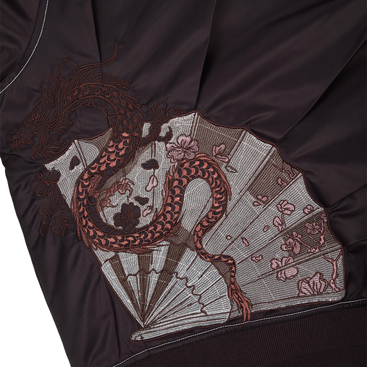 "yakuza v2" bomber Jacket deep plum