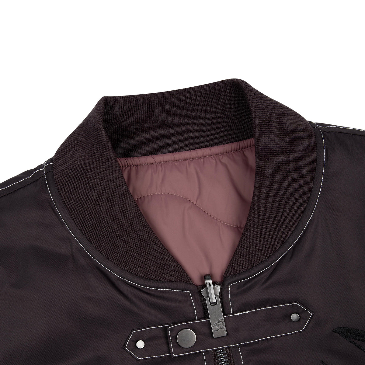 "yakuza v2" bomber Jacket deep plum
