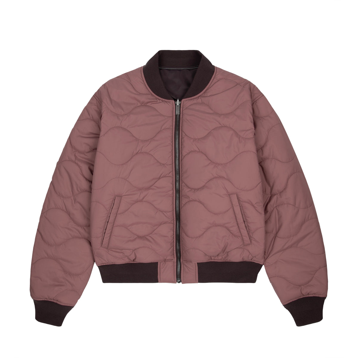 "yakuza v2" bomber Jacket deep plum