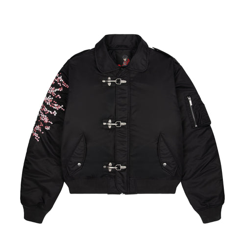 "blossom v3" bomber Jacket black