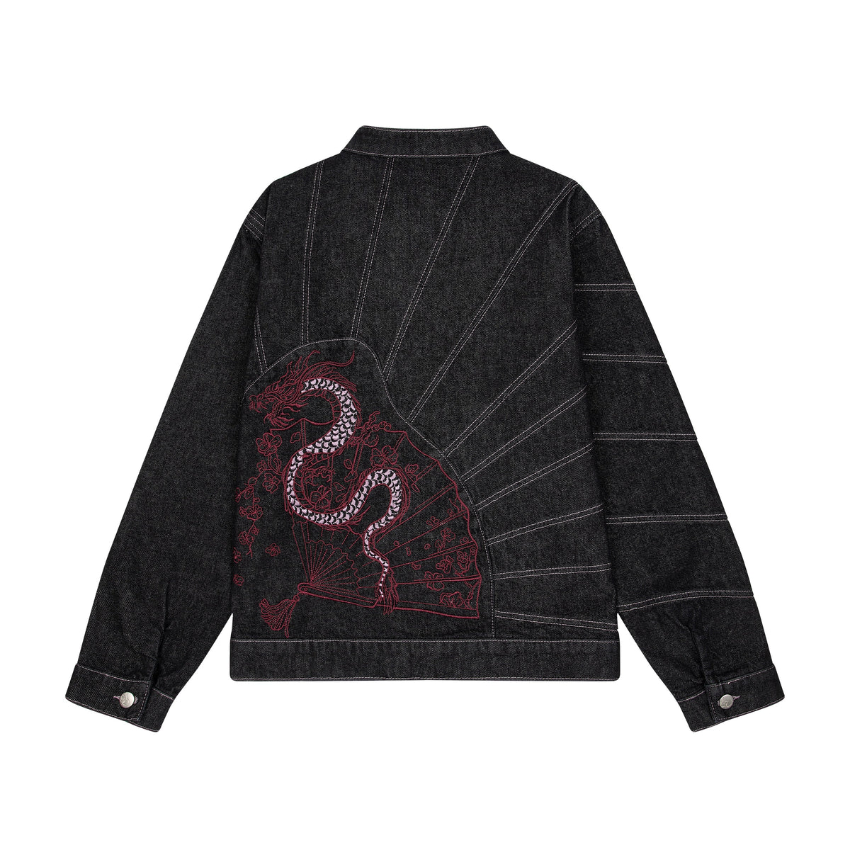 "yakuza" raw denim Jacket