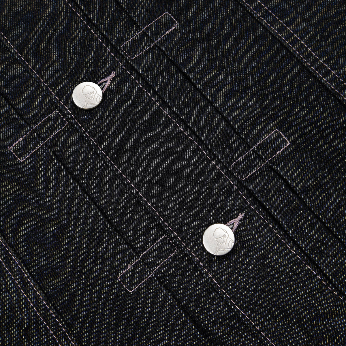"yakuza" raw denim Jacket