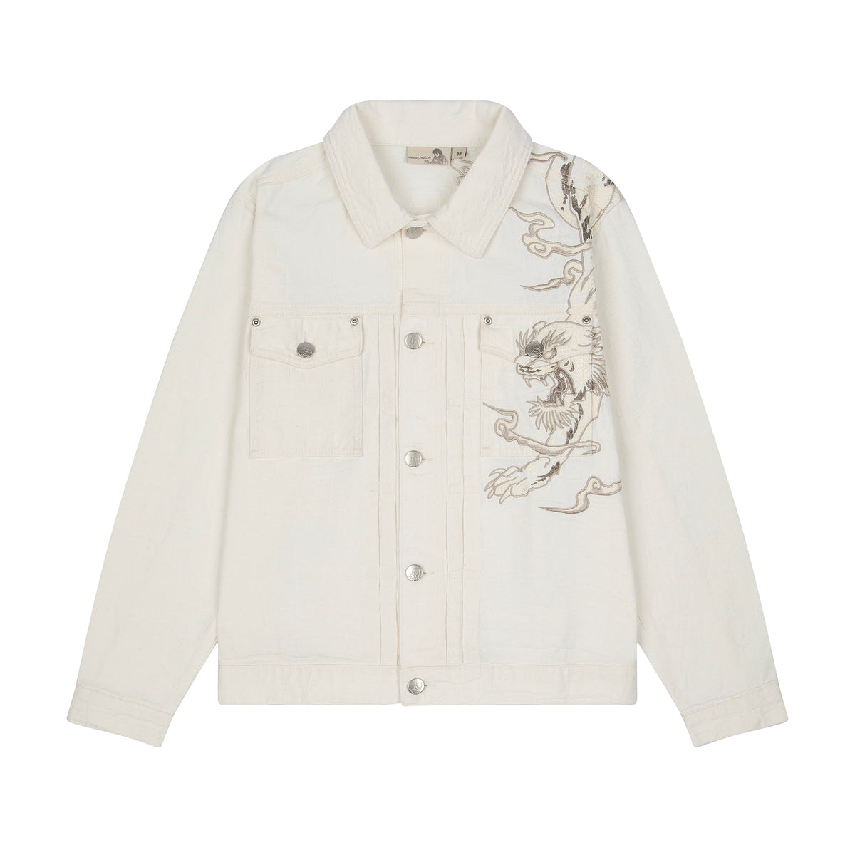 "yakuza" denim Jacket off white