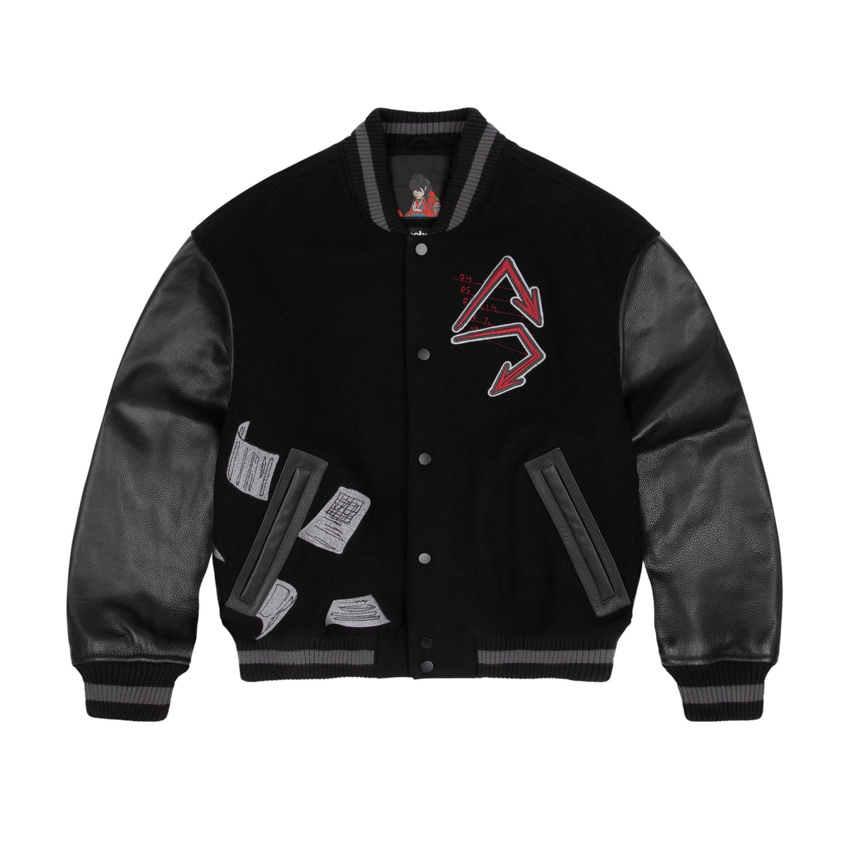 "wall street" varsity Jacket