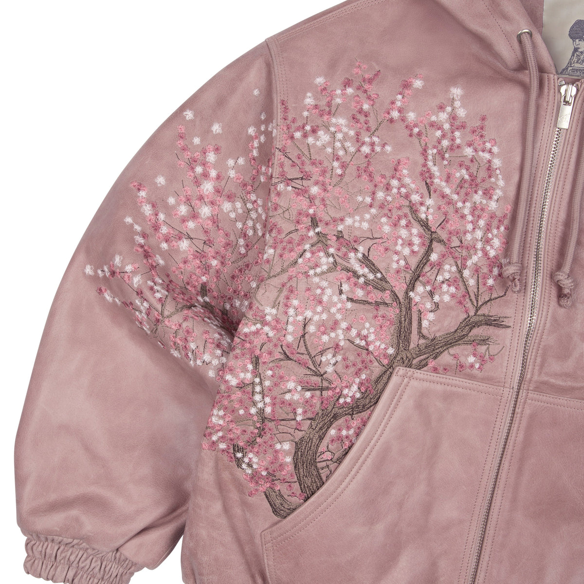 "blossom v3" Leather Jacket