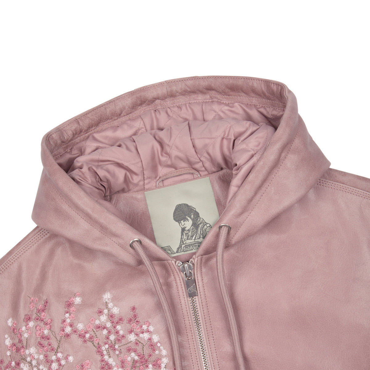 "blossom v3" Leather Jacket