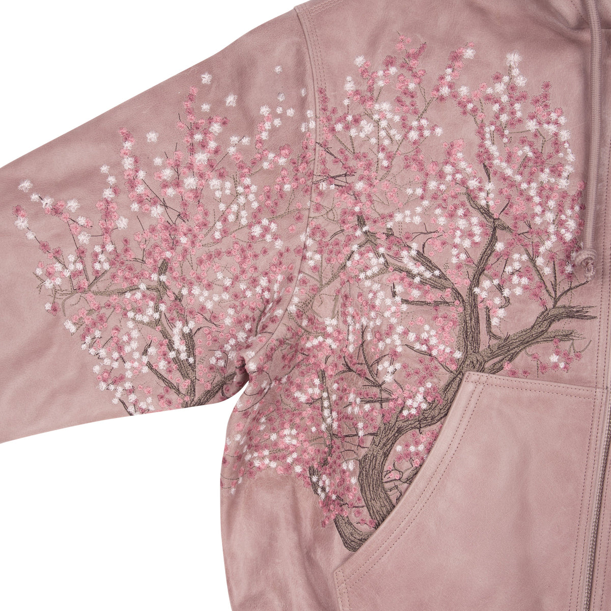 "blossom v3" Leather Jacket
