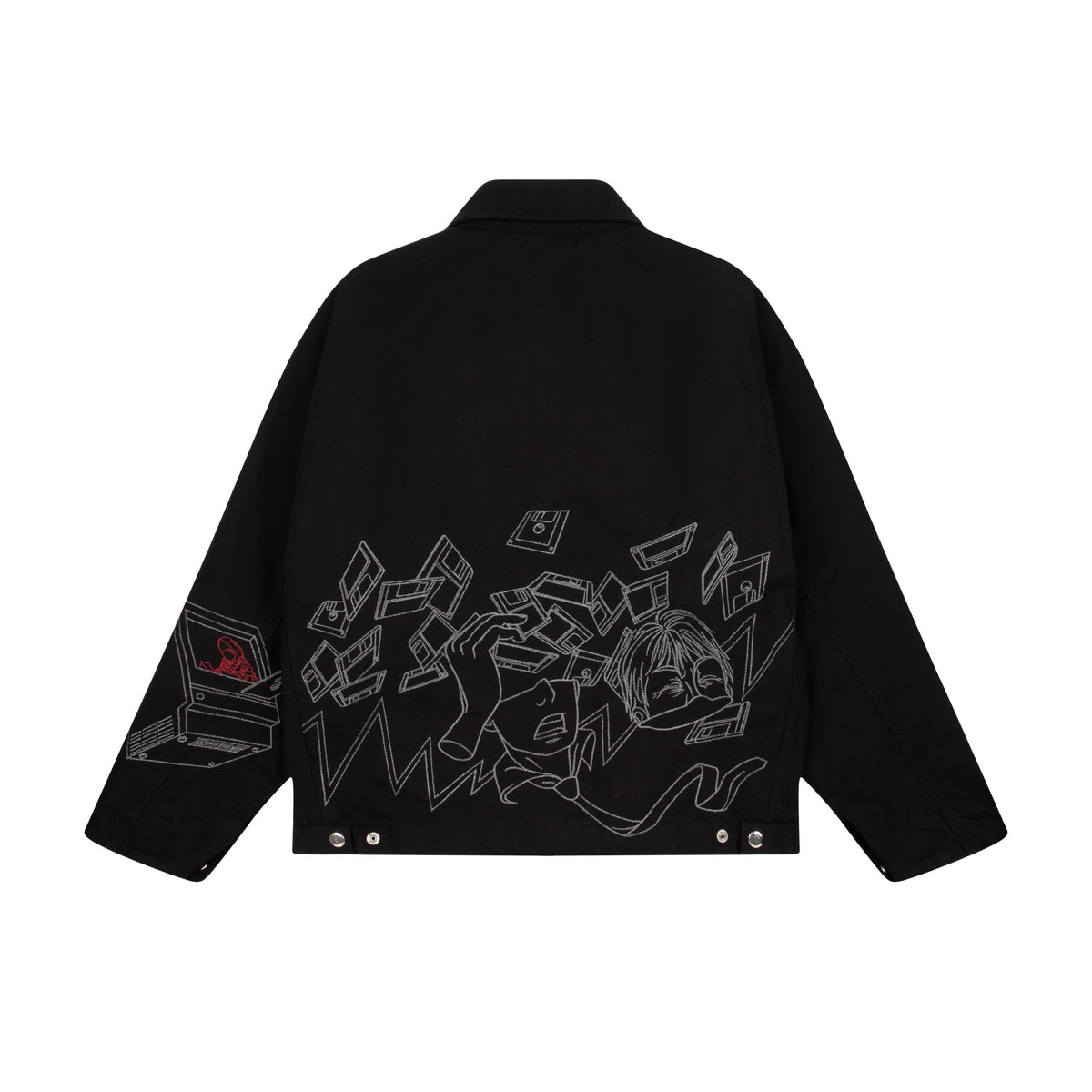 "wall street" denim Jacket
