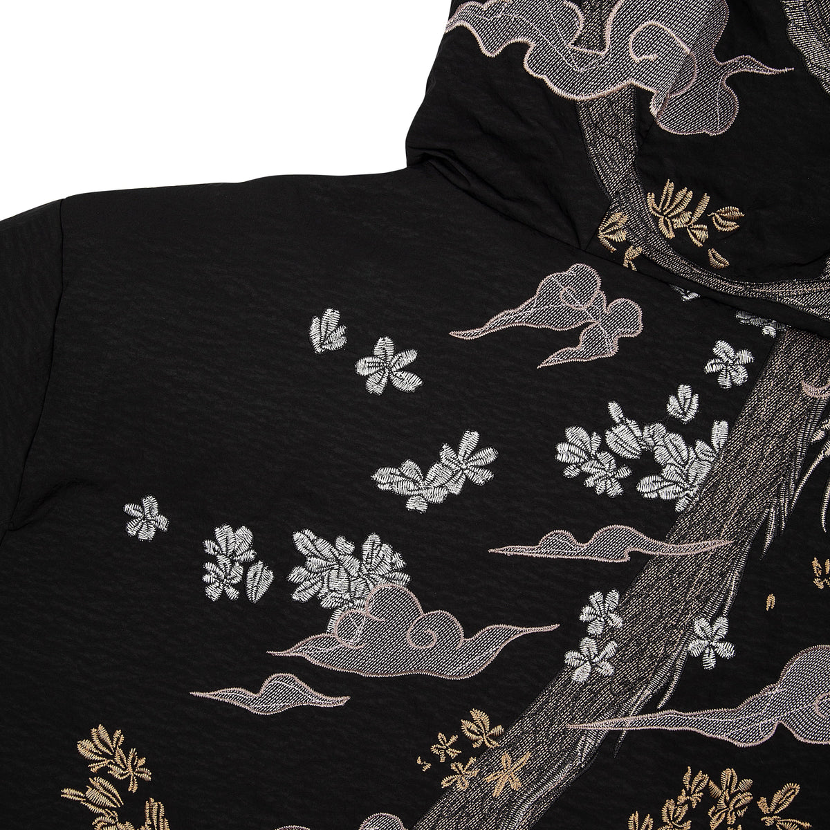 "yakuza" down Puffer jacket black