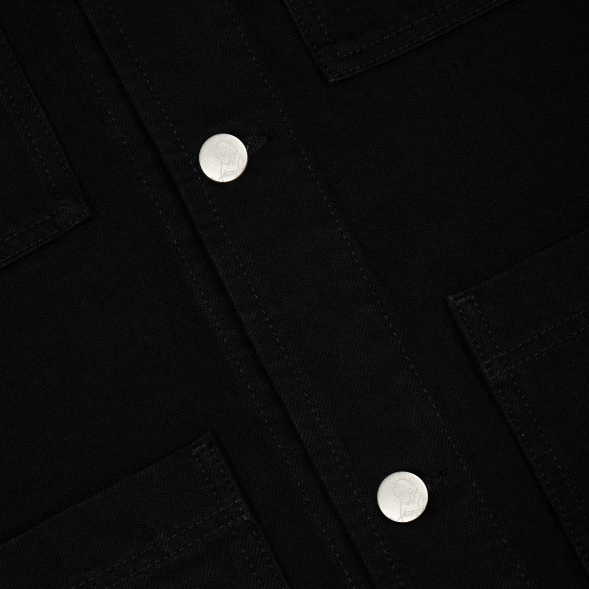 "hellboy" denim Jacket black