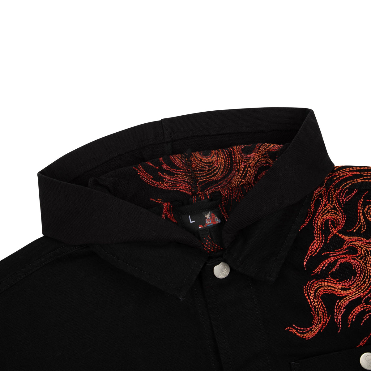 "hellboy" denim Jacket black