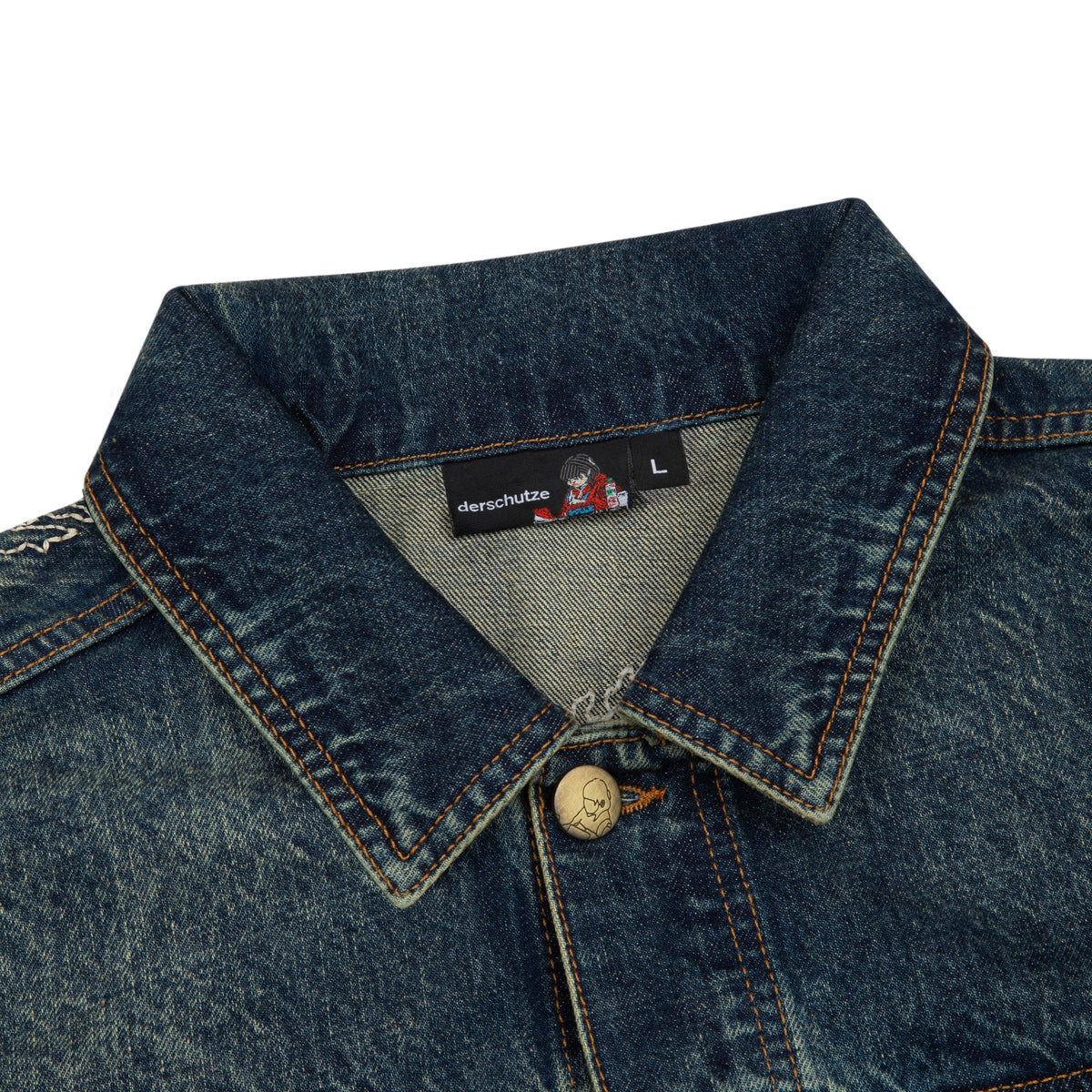 "lotus v2" denim Jacket indigo