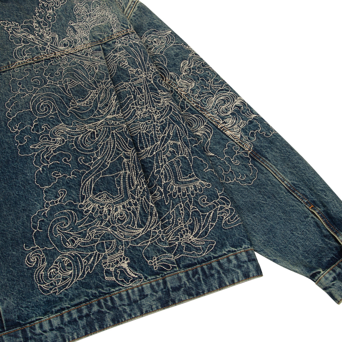 "lotus v2" denim Jacket indigo