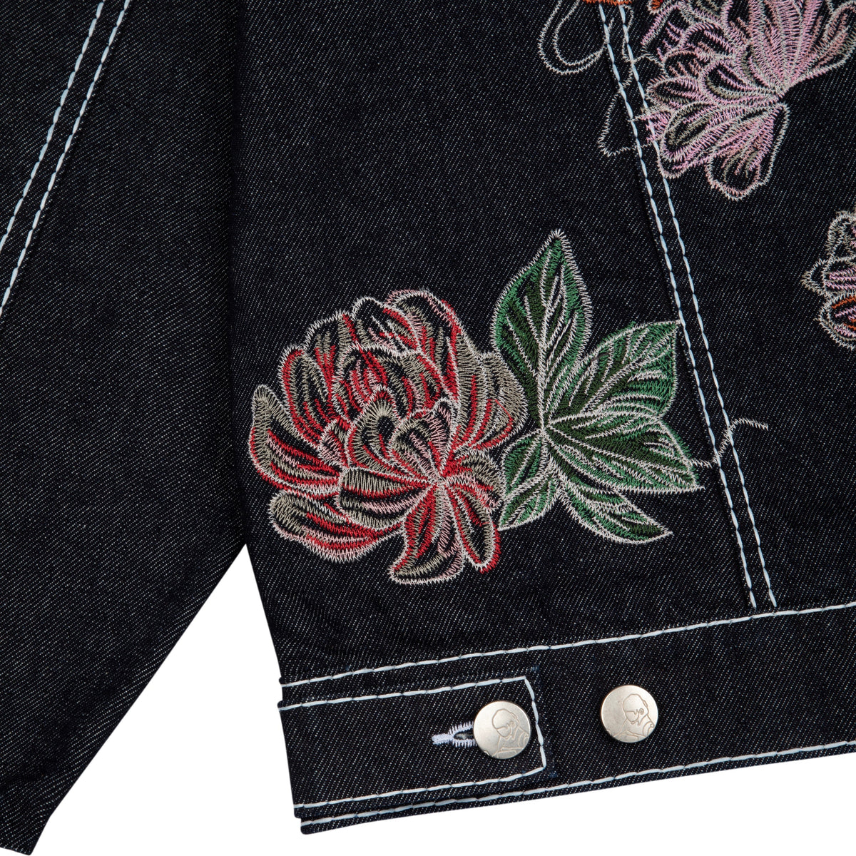 "lotus v2" indigo raw denim Jacket
