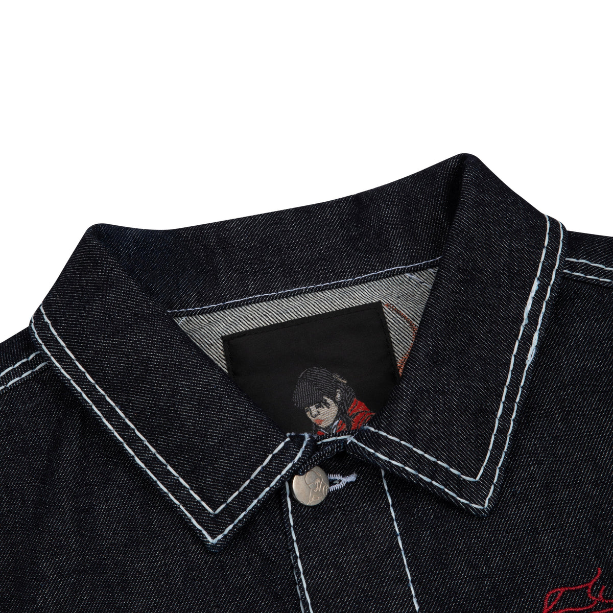 "lotus v2" indigo raw denim Jacket