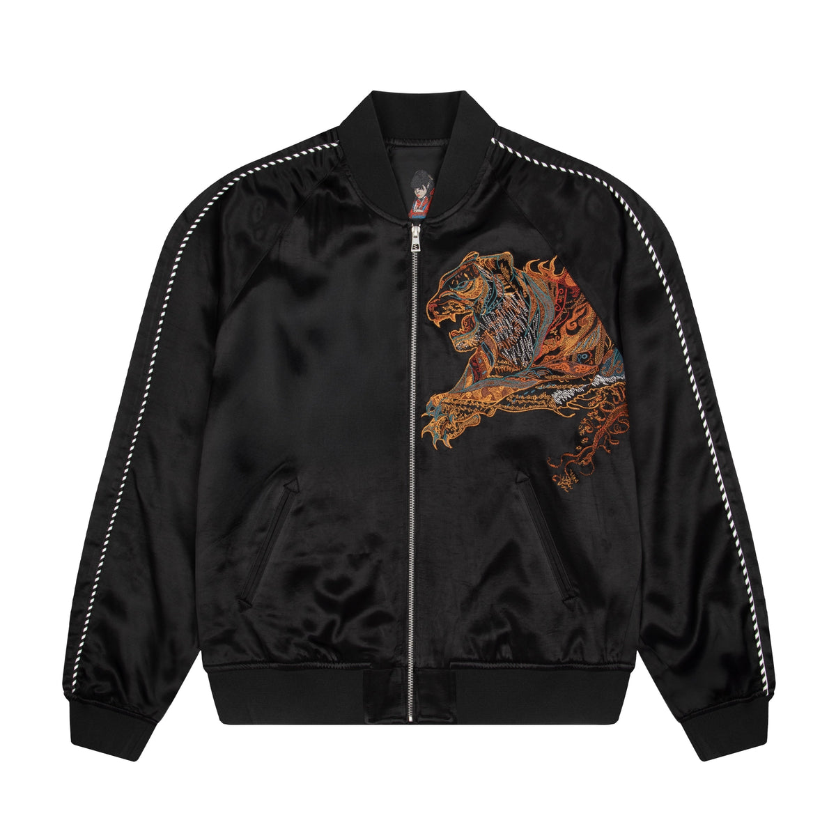 "lotus v2" satin Jacket