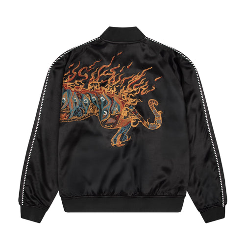 "lotus v2" satin Jacket