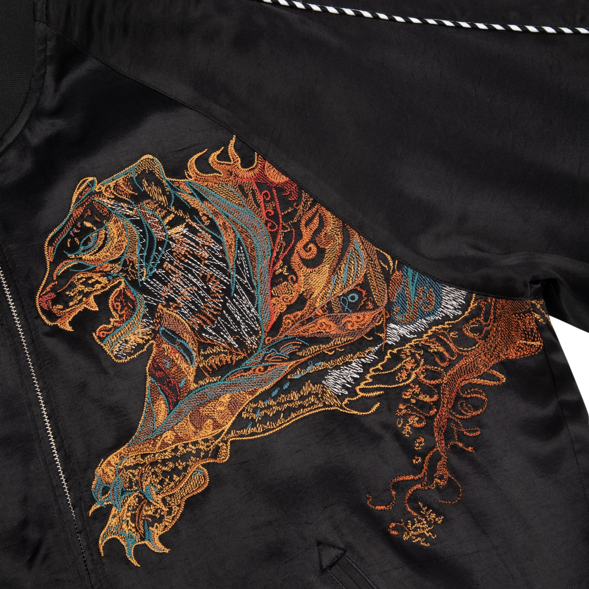 "lotus v2" satin Jacket