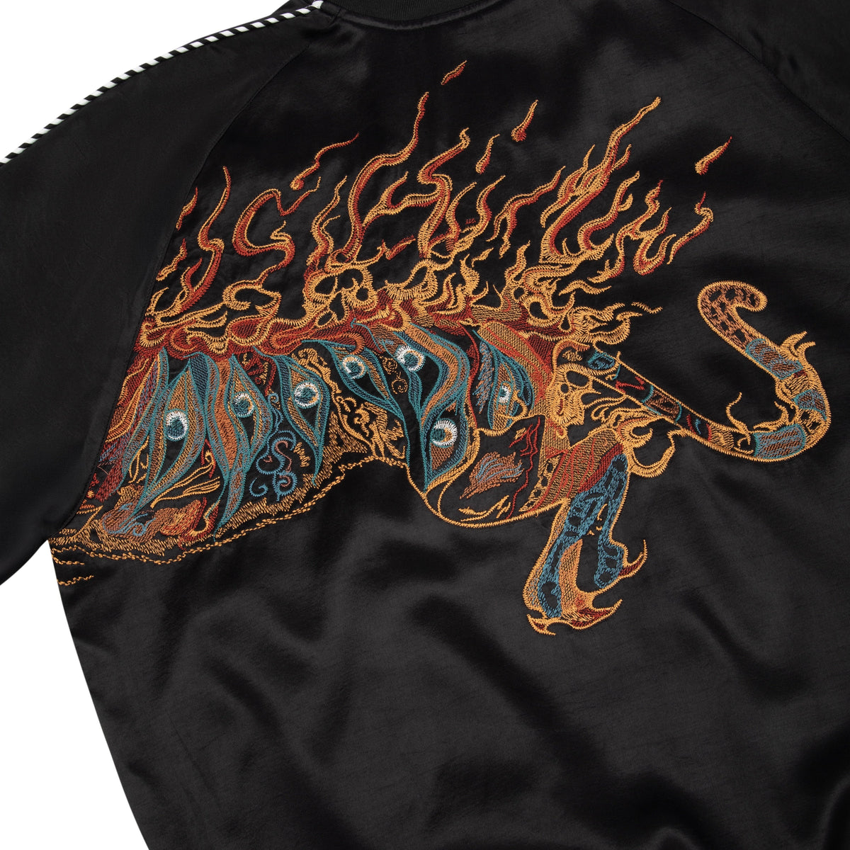 "lotus v2" satin Jacket