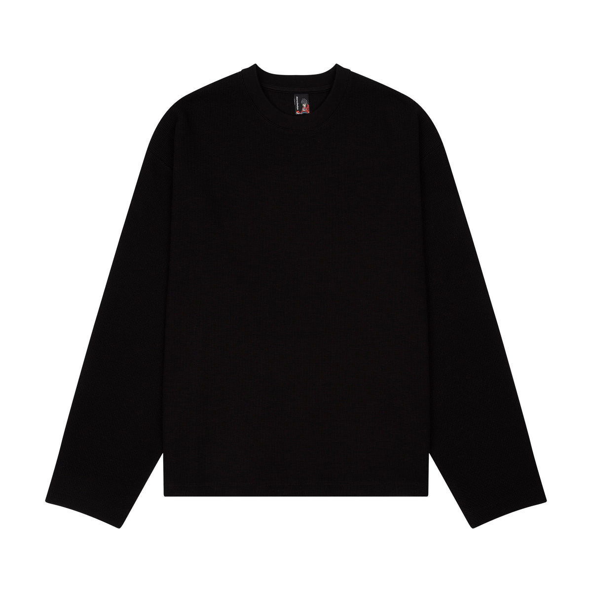 "blossom" waffle Longsleeve black