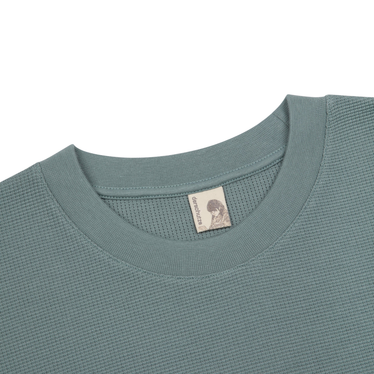 "blossom" waffle Longsleeve blue