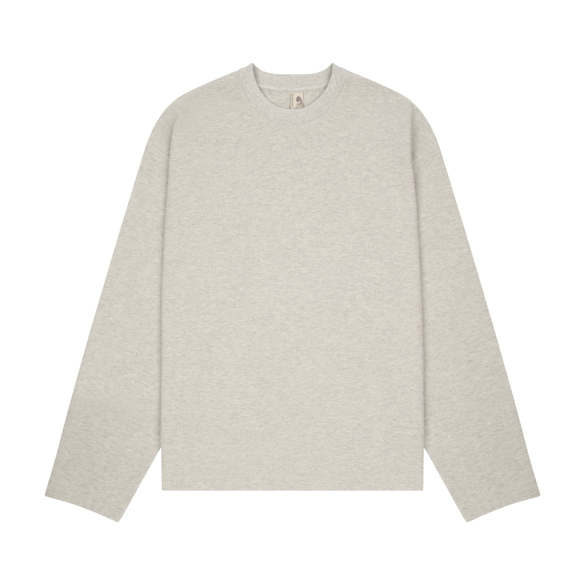 "blossom" waffle Longsleeve grey melange