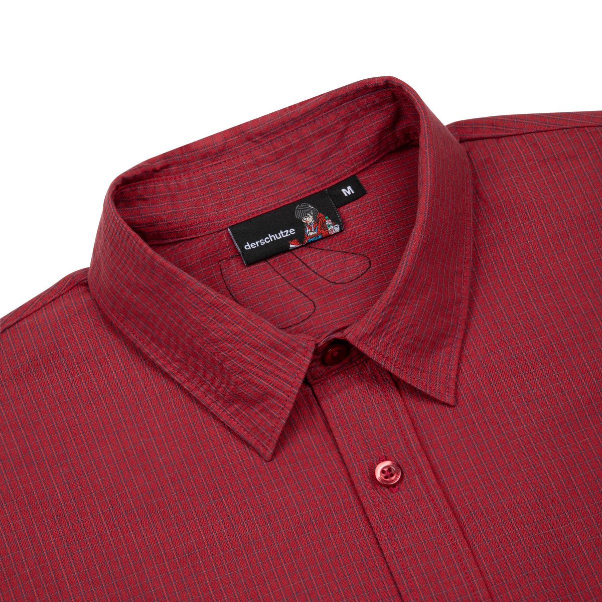 "spiderweb v2" Shirt plaid red