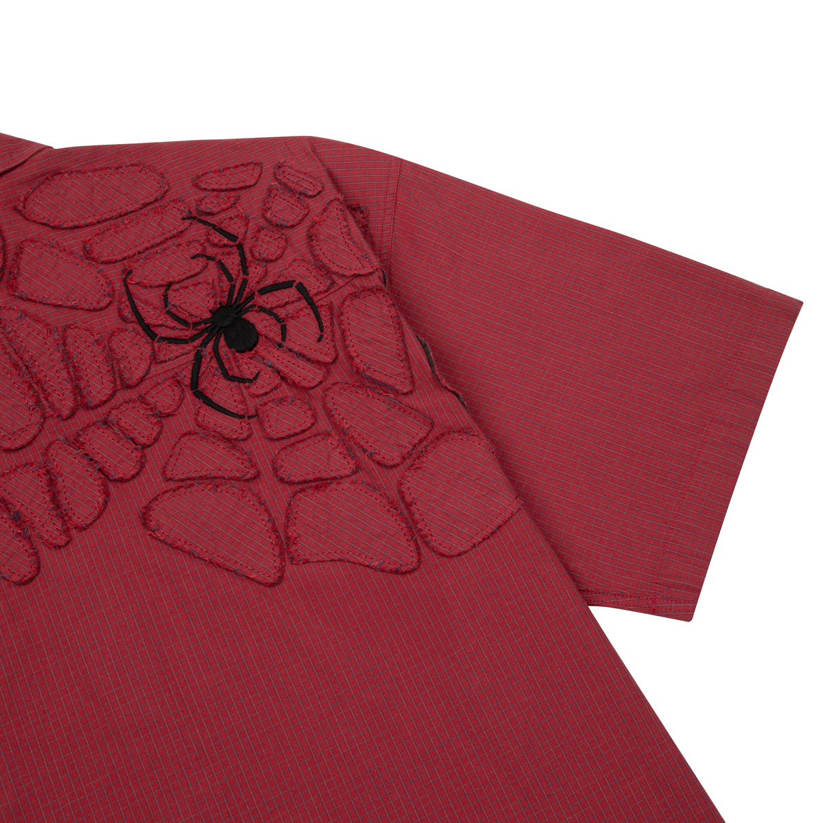 "spiderweb v2" Shirt plaid red