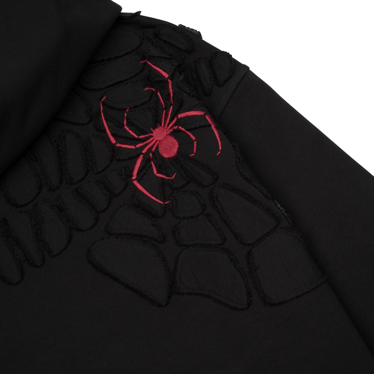 "spiderweb v2" Hoodie black