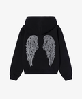 HOODIE ANGEL STRASS ARGENTÉ