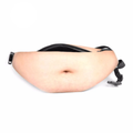 Waist Pack Realistic Looking Large Capacity Oxford Cloth 3D Artificial Dad Beer Belly Fanny Bag for Travel