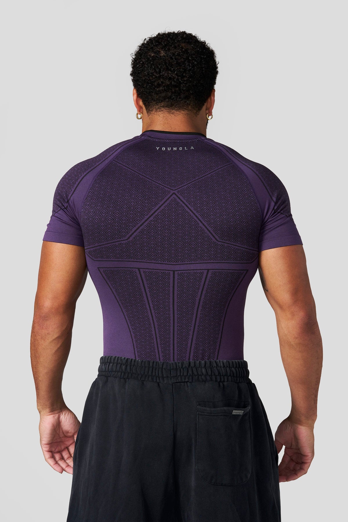 4259 - Batman Compression Tees - Purple Limited Edition