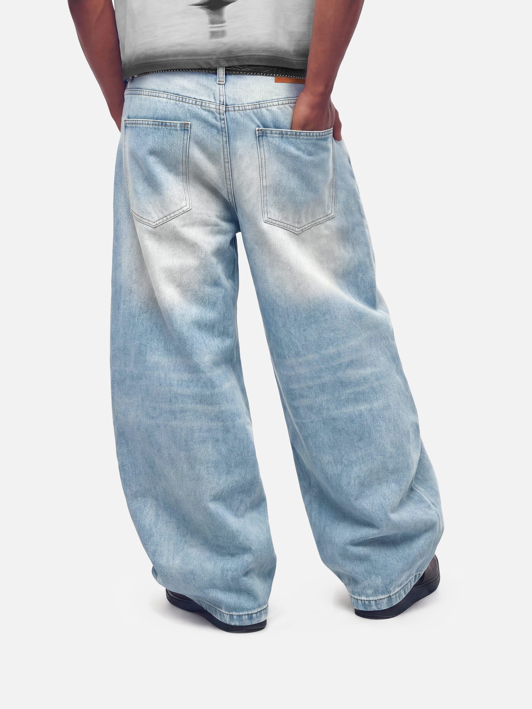 Aelfric Eden Seam Panel Baggy Barrel Jeans