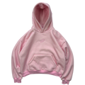 Gingham Hoodie - Pink