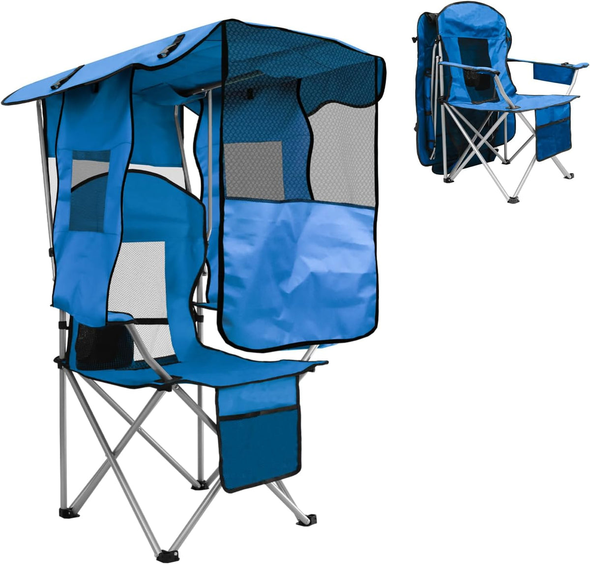 Oversized Portable Canopy Chair for Camping, Beach & Fishing