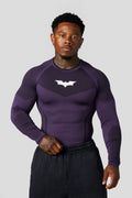 8004 - Batman Compression Longsleeves - Purple Limited Edition