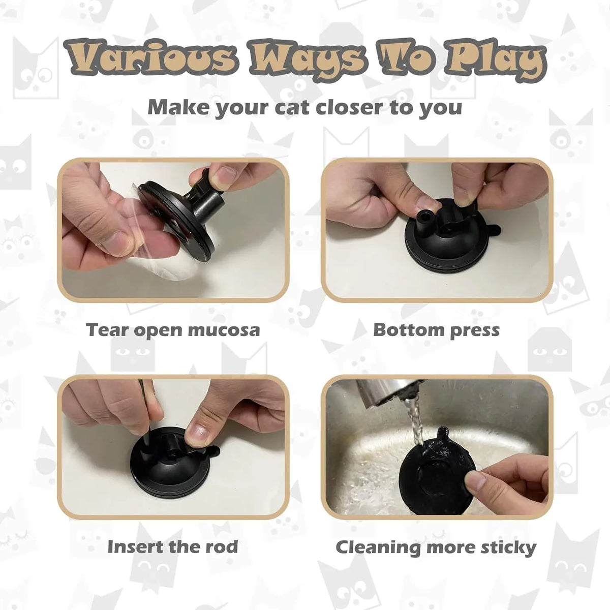 Interactive Cat Toys Natural Bird Feather